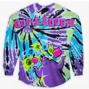 ✨NWT✨ Disney Parks 2022 Oogie Boogie Glow In The Dark Tie Dye Spirit Jersey